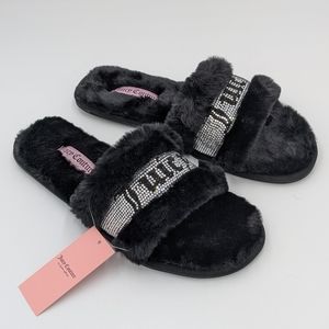 Juicy Couture Gravity Slippers Black